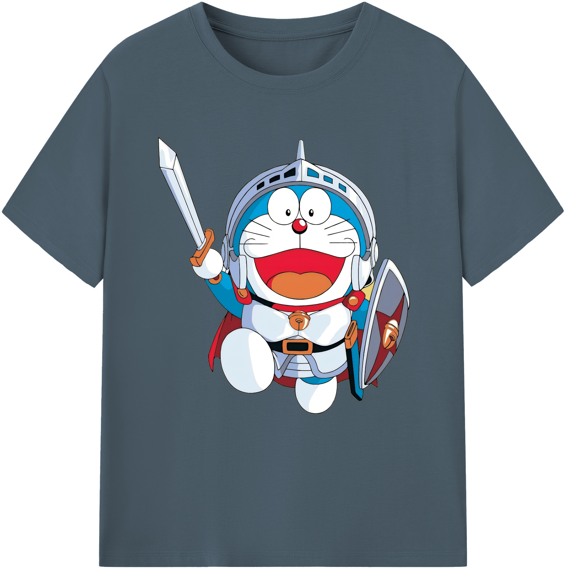 （画像用） ドラえもん Doraemon 綿100％半袖Tシャツ（フロントプリント）